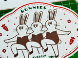 ob1toy x Rokkaku Postcard / Bunnies