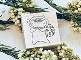 Gamazoku Kobo Rei Original Stamp / Little Sunglass Thief