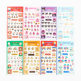 Furukawa x Sanrio Characters Retro Snack Series / Hello Kitty Clear Sheet of Stickers