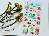 "Mon Atelier" Sheet of Stickers / Nature