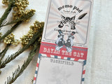 Dayan the Cat Ticket-Style Memo Pad / ShowTime