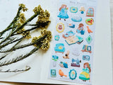 "Mon Atelier" Sheet of Stickers / Life