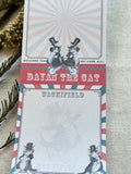 Dayan the Cat Ticket-Style Memo Pad / ShowTime