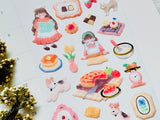 "Mon Atelier" Sheet of Stickers / Sweets