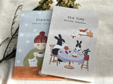 Mariko Fukuoka Postcard Booklet / Tea Time