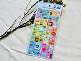 Sheet of Stickers / Electronics Store