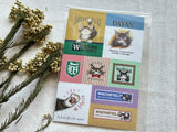 Dayan the Cat Masking Stickers