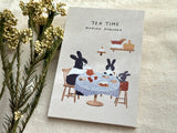 Mariko Fukuoka Postcard Booklet / Tea Time