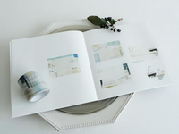 YOHAKU Tracing Sticky Notes Roll / R-007 Moon & Star (ツキトホシ)
