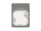 Die-Cut Botanical Glassine Paper Sticky Notes - Chamomile