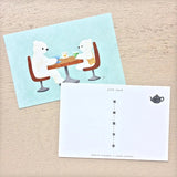 Mariko Fukuoka Postcard Booklet / Tea Time