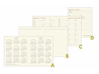 Hightide Katy 2025 Square Vertical Weekly Planner / Techo