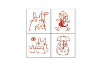 GHIBLI Mini Stamp Set with Ink Pad - Totoro & Mei
