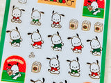 Furukawa x Sanrio Characters Retro Snack Series / Pochacco Clear Sheet of Stickers