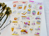dodolulu Frost Sheet of Stickers / Chocolatier