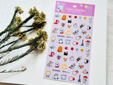 Shinzi Katoh Sheet of Stickers / Kawaii Mon Peluche