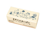 Moomin Wooden Rubber Stamp