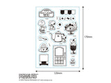 Snoopy Clear Stamp Sheet / Coffee House