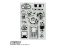 Snoopy Clear Stamp Sheet / Coffee House