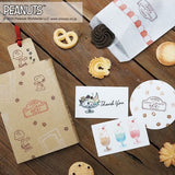 Snoopy Clear Stamp Sheet / Coffee House