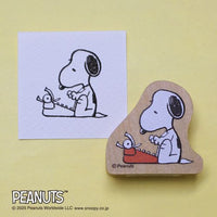 Snoopy Japanese Wooden Rubber Stamp