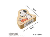 Snoopy Japanese Wooden Rubber Stamp