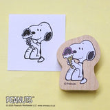 Snoopy Japanese Wooden Rubber Stamp