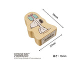 Snoopy Japanese Wooden Rubber Stamp