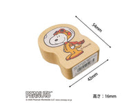 Snoopy Japanese Wooden Rubber Stamp
