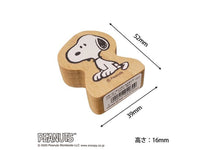 Snoopy Japanese Wooden Rubber Stamp