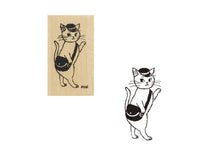 Japanese Wooden Rubber Stamp / Postcat