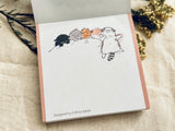 Shinzi Katoh Block Memo Pad / My dear cats - Sleeping Cats