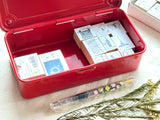 Dayan the Cat Steel Tool Box by TRUSCO / Red