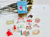 Matchbox Mini Flake Sticker Set / A Gift from the Forest