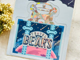 ob1toy x ROKKAKU Die-Cut Clear Card / GALAXY TOURS