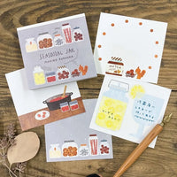 Mariko Fukuoka Cube Memo Pad / Seasonal Jars