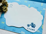 ob1toy x Rokkaku Die-cut Foil-stamped Postcard / GALAXY Tours