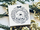 Gamazoku Kobo Rei Original Stamp / Christmas Wreath