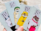 KORIRI "The Weird World of Cats" Premium Cross-Texture Sticker
