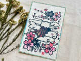 Traditional Japanese Style Postcard