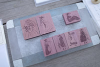 Hanen Studio Original Stamps / YOU (Set of 6 +1 bonus piece)