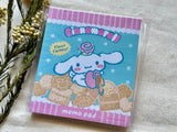 Furukawa x Sanrio Characters Retro Snack Series / Cinnamoroll Memo Pad