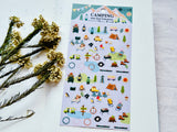 Shinzi Katoh Sheet of Stickers / Camping