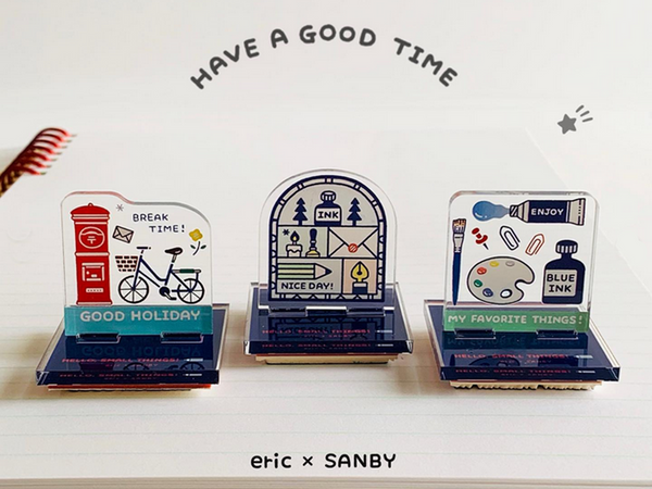 Eric Small Things x Sanby / Rubber Stamps at your choice