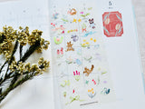 Meow Illustration / Party in the Forest 1 Transparent Sticker