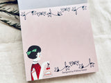Shinzi Katoh Retro Block Memo Pad / Cherry Coffee Shop