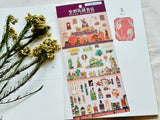 The Fantasy Street Zakka Store (空想街雑貨店) Clear Sheet of Stickers / Stationery
