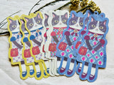 3-Color Message Card Set with String (9 pcs)