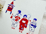 ROKKAKU Kyoto Series: "Gion Matsuri" | Premium Summer Greeting Postcard
