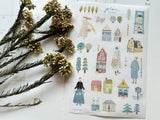 Pion Sheet of Stickers / Walk
